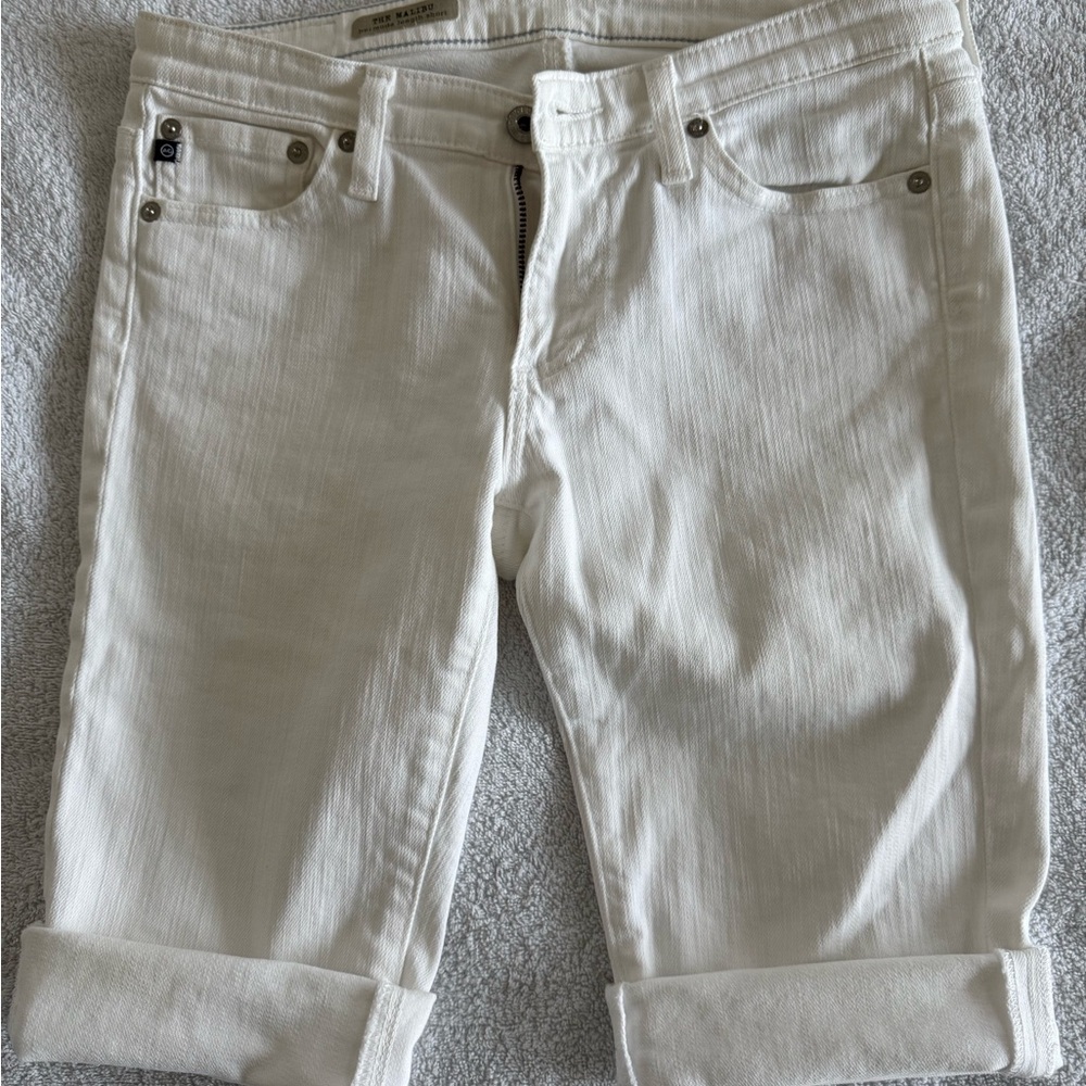 Adriano Goldschmied white Bermuda shorts size 27